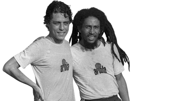 Bob com amigo